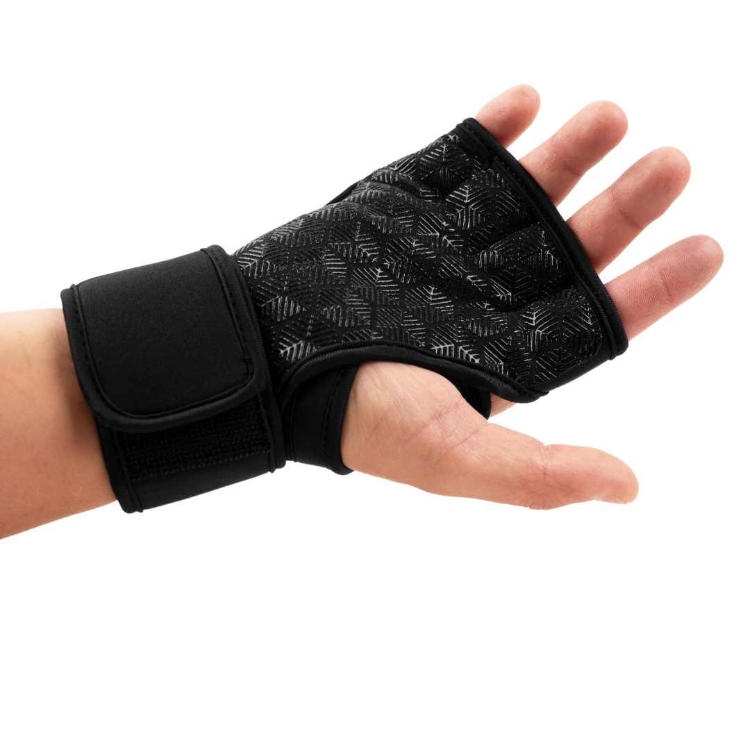 360° fitness gloves with wrist bandage 