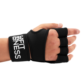 360° fitness gloves with wrist bandage 