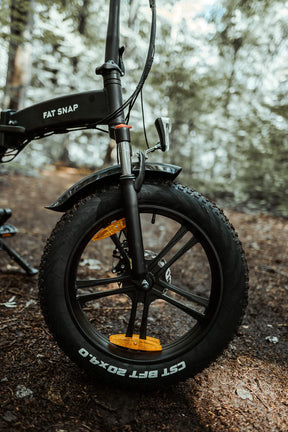 360° FAT SNAP – OUR FOLDABLE FAT TIRE E-BIKE – IDEAL FOR ADVENTUROUS RIDING COMFORT